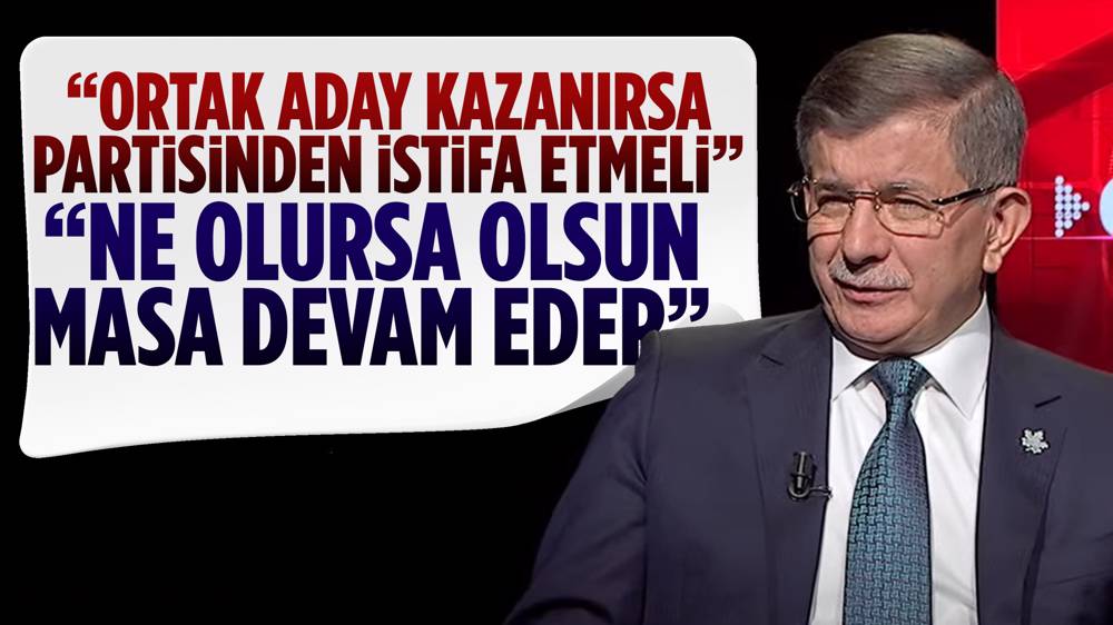 Davutoğlu'ndan 'cumhurbaşkanlığı' çıkışı