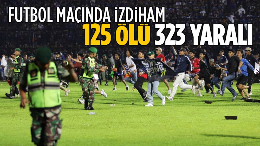 Endonezya'da maçta izdiham: 125 ölü, 323 yaralı