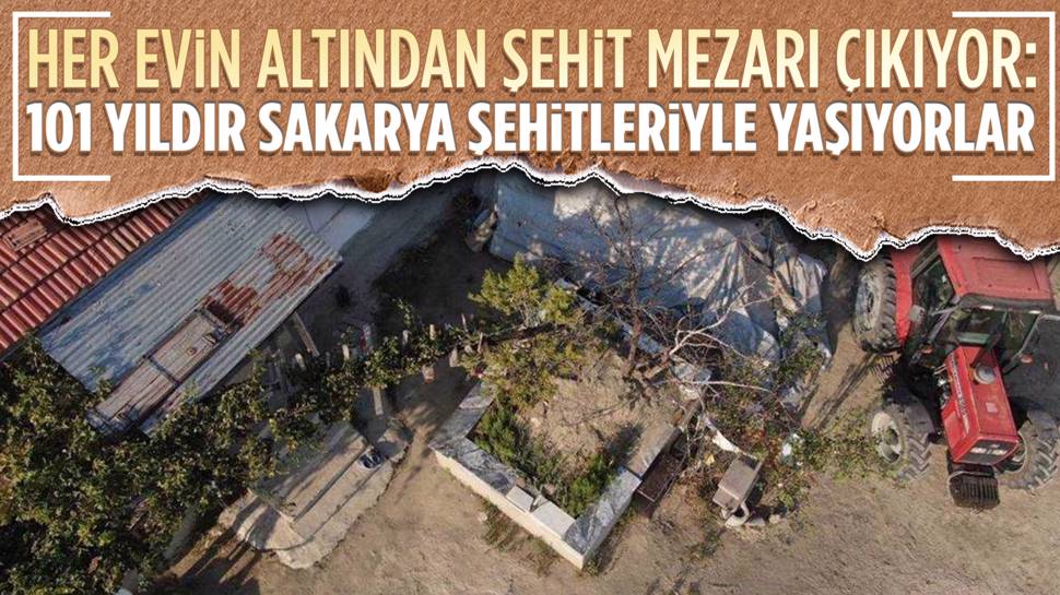 Haymana'da hemen hemen her evin önünde Sakarya Meydan Muharebesi şehitlerinin mezarı bulunuyor