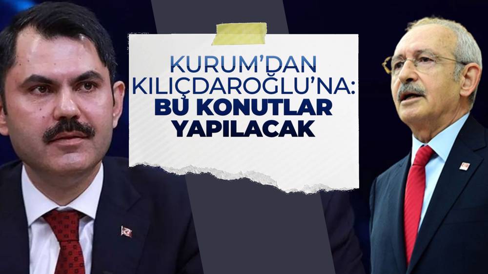 Kurum’dan CHP lideri Kılıçdaroğlu'na: İsteseniz de istemeseniz de bu konutlar yapılacak