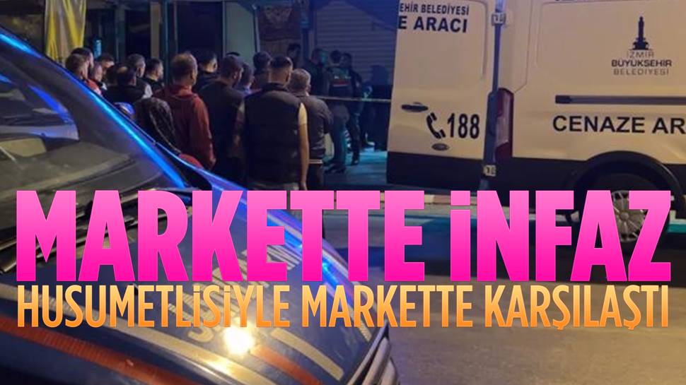 Markette karşılaştığı husumetlisini başından vurarak öldürdü