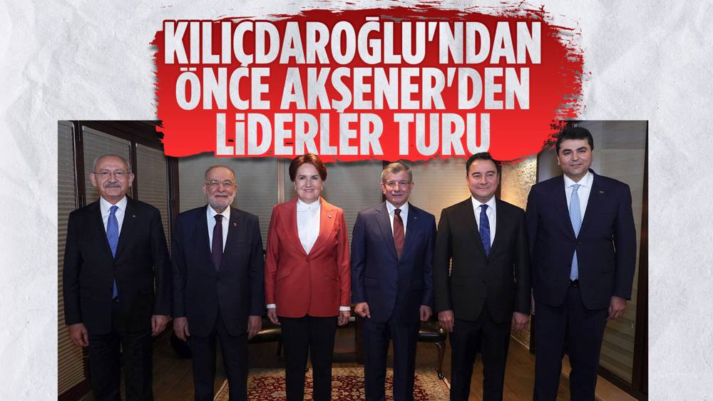 Meral Akşener, Ali Babacan ve Ahmet Davutoğlu'yla görüşecek