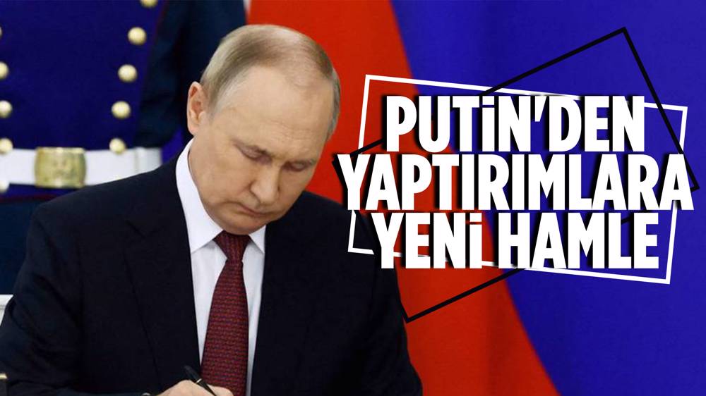 Putin'den yaptırımlara yeni hamle 