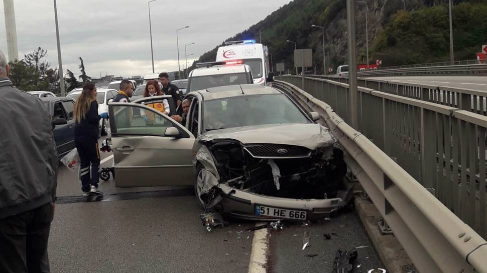 Samsun’da Trafik Kazası: 2 Yaralı