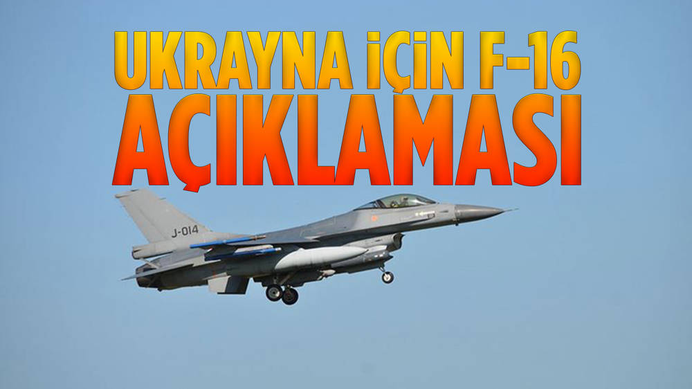 Joe Biden'dan Ukrayna için F-16 açıklaması