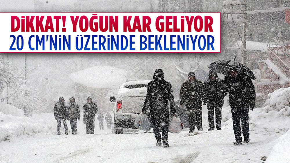 Yurtta hava durumu! Yoğun kar yağışı etkili olacak 