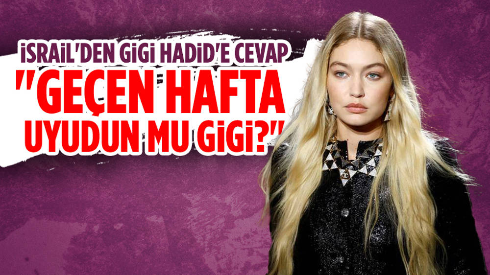 Filistin destekçisi Gigi Hadid, İsrail ile ters düştü