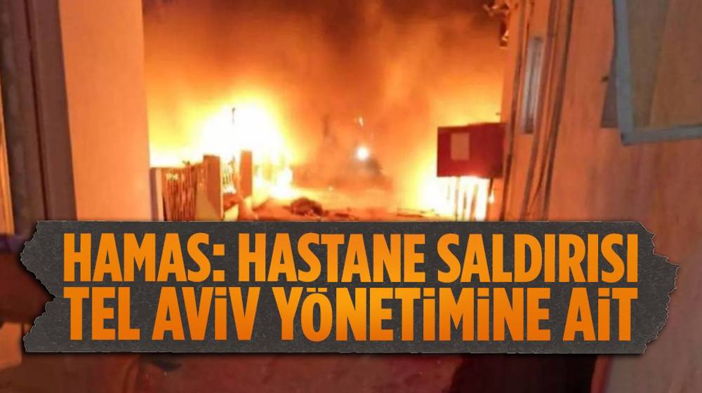 Hamas hastane katliamından İsrail'i sorumlu tuttu