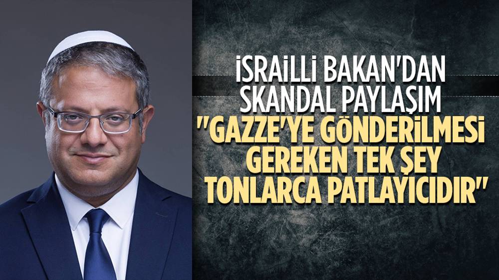 Hastane saldırısının ardından İsrailli Bakan'dan skandal paylaşım