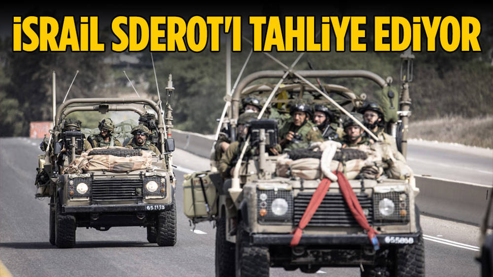 İsrail, Gazze yakınındaki Sderot'ta tahliyelere devam ediyor