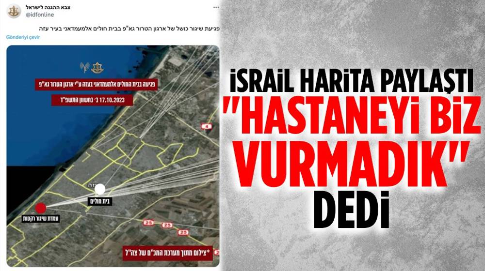 İsrail, hastanenin İslami Cihad grubunun vurduğu iddia etti