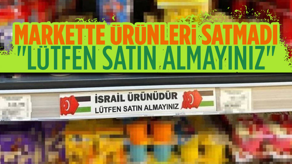 İsrail ürünlerine boykot 