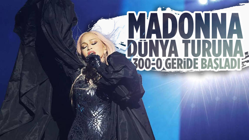 Madonna dünya turuna zararla başladı