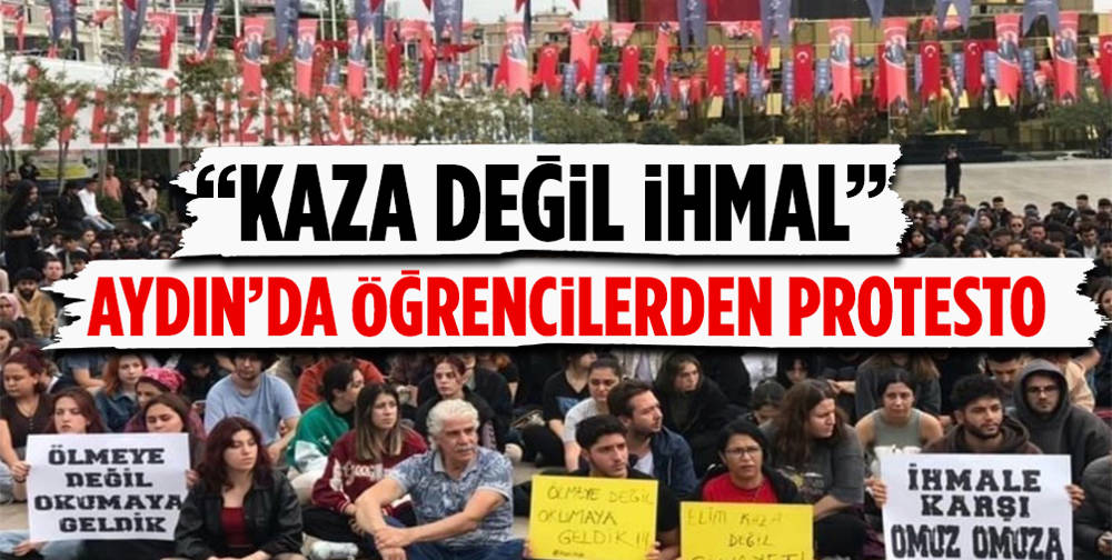 Zeren Ertaş'ın ölümünün ardından öğrencilerden kent meydanında protesto