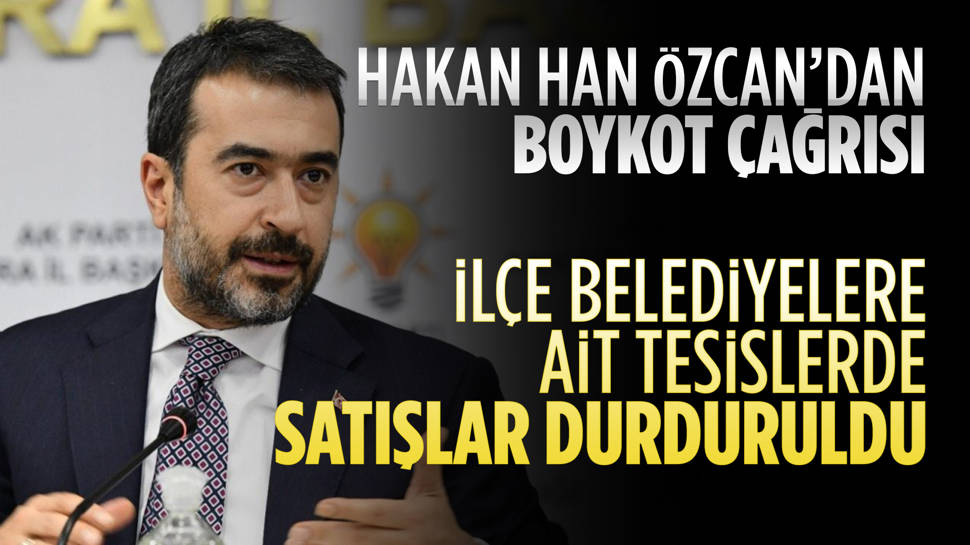 Ankara'da AK Partili ilçe belediyelerinin tesislerinde İsrail menşeli ürünlerin satışı durduruldu