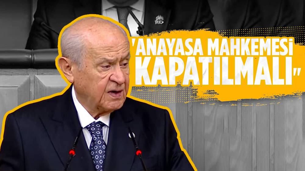 Bahçeli'den AYM çıkışı 