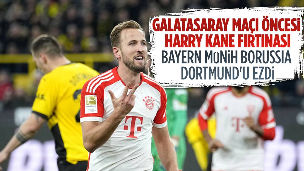 Bayern Münih Borussia Dortmun'u ezdi: 4-0