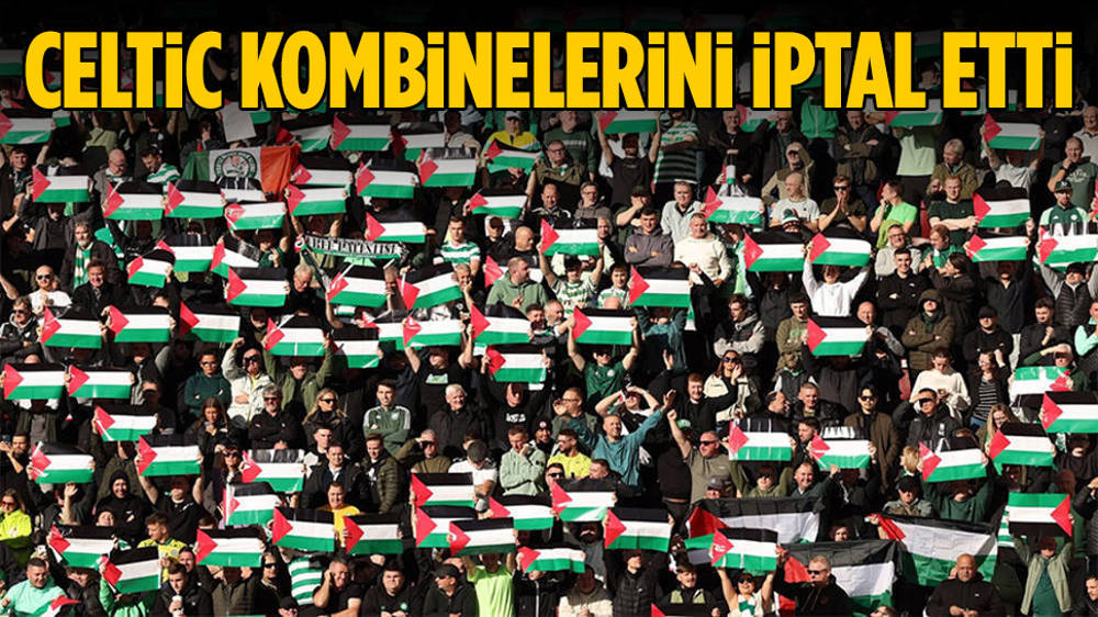 Celtic, Filistin bayrağı açanların kombinelerini iptal etti