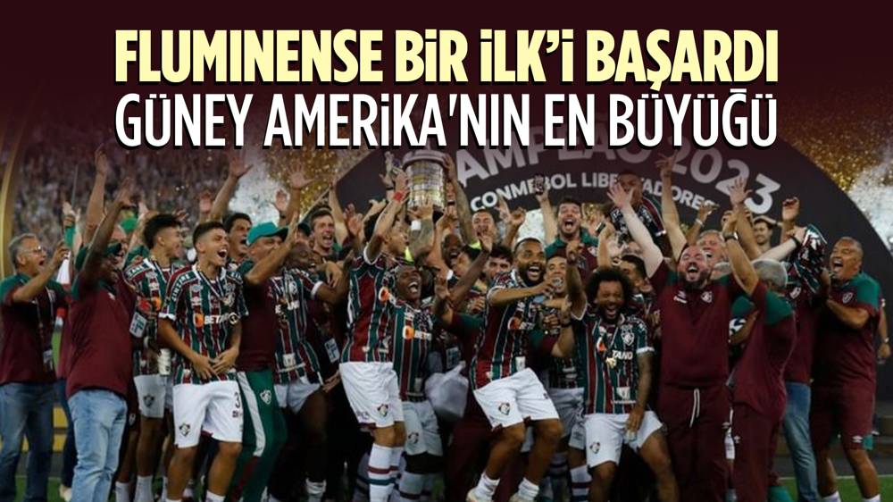 Fluminense Boca Juniors'u yenerek Libertadores Kupası'nı kazandı