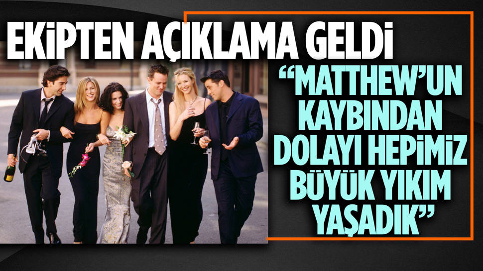 Friends ekibinden ortak açıklama! ''Biz bir aileyiz''