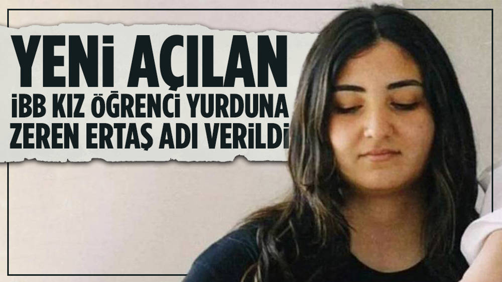 İmamoğlu, Kadıköyde açtığı kız öğrenci yurduna Zeren Ertaş adını verdi