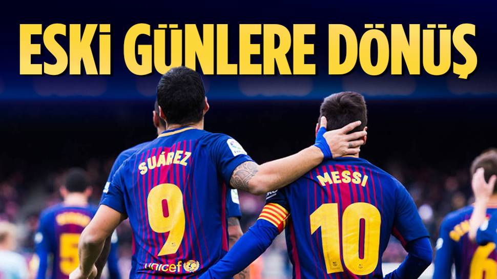 Messi ve Suarez yeniden buluşuyor 