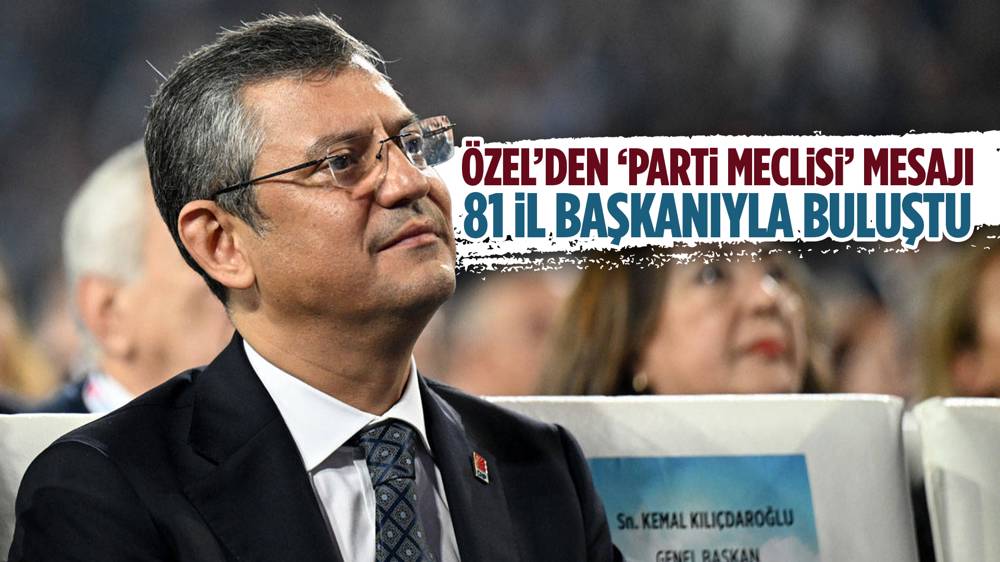 Özgür Özel: “CHP'ye yakışır bir Parti Meclisi listesi yapacağız”