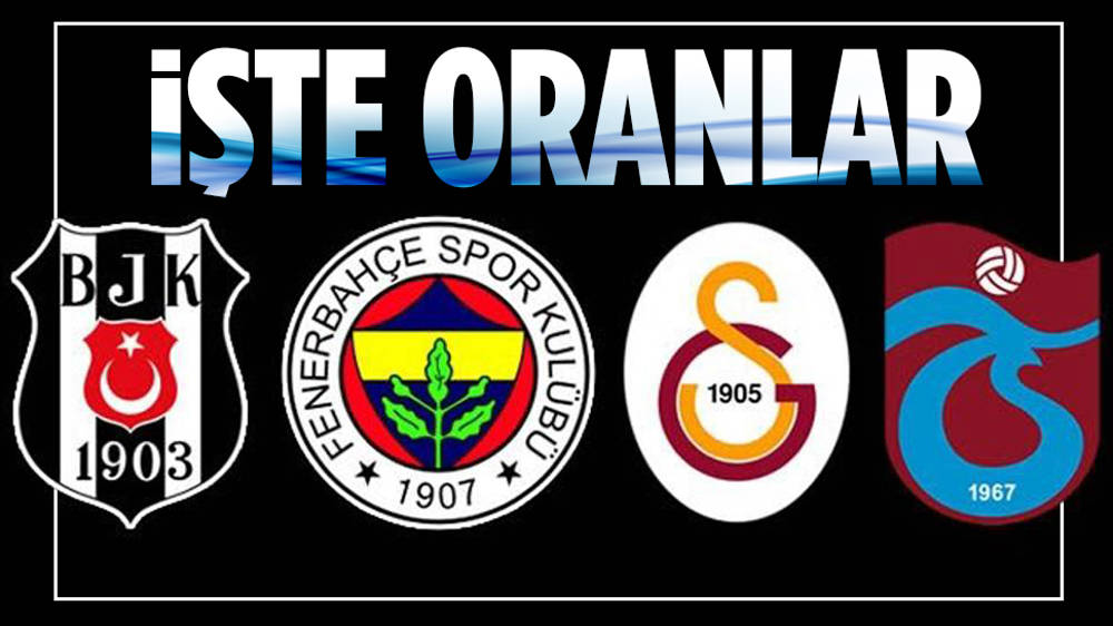 Süper Lig'de şampiyonluk oranları değişti 