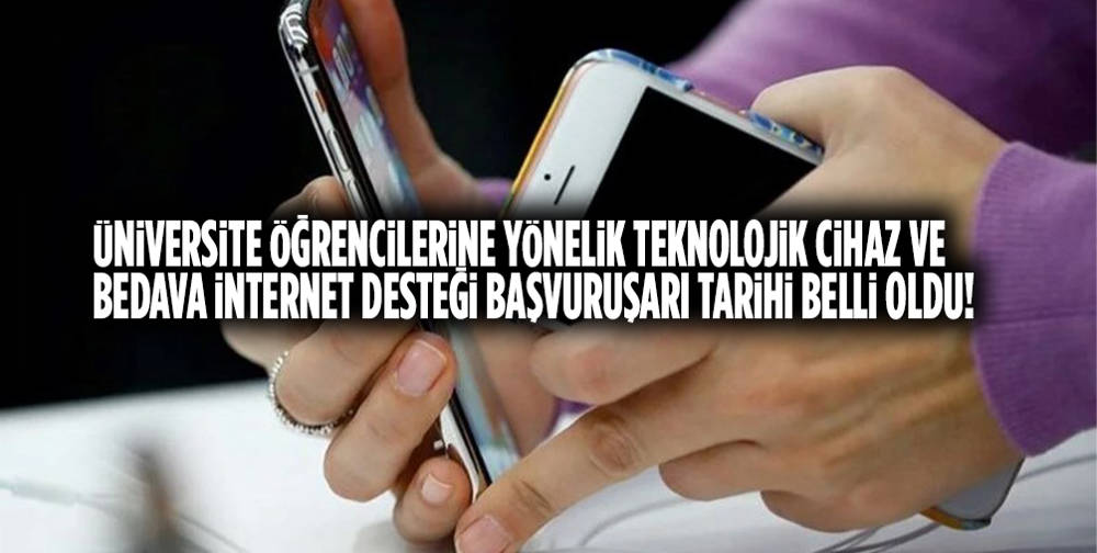 Üniversite öğrencilerine internet desteği başladı: 10 GB internet desteğine başvuru nasıl yapılır?