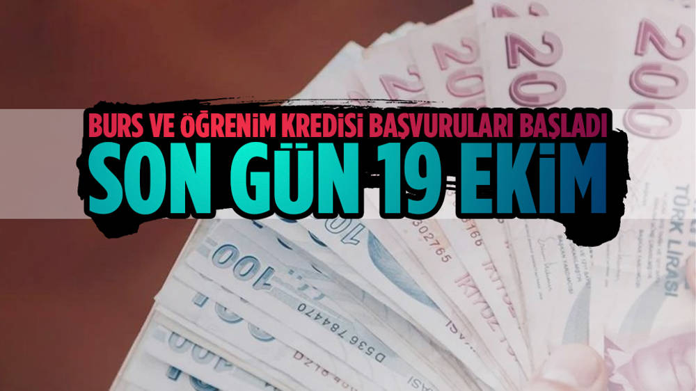 Gençlik ve Spor Bakanlığı duyurdu: Kredi ve burs başvuruları başladı