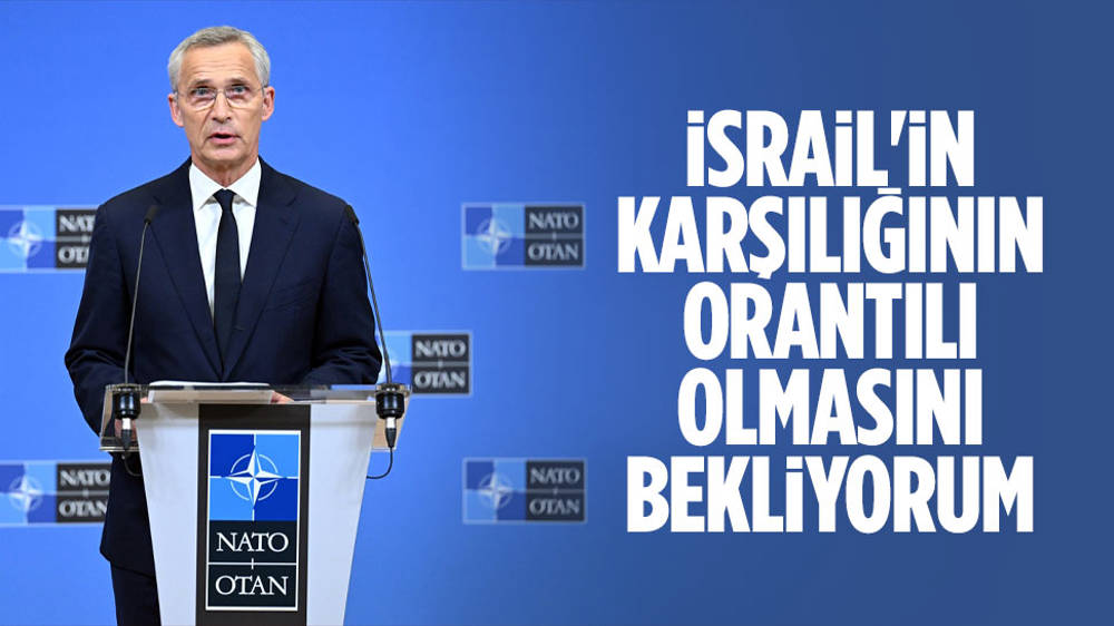 NATO: İsrail'in karşılığı orantılı olmalı