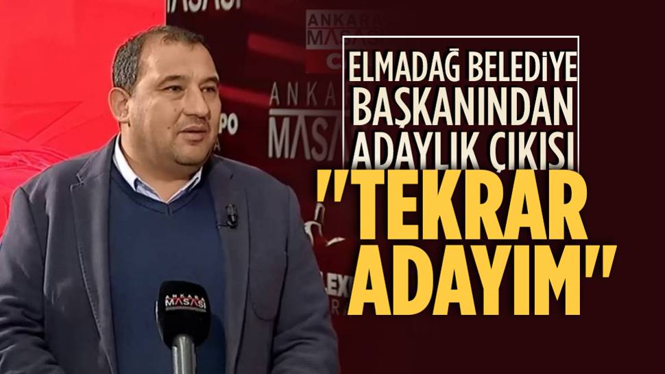 CHP Elmadağ Belediye Başkanı Aşkın: "Tekrar Adayım"