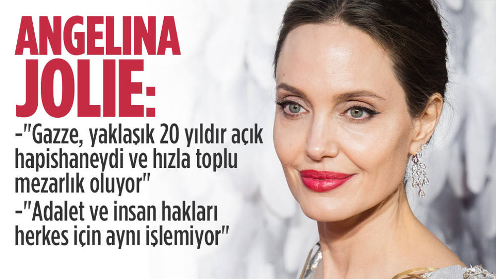 Angelina Jolie: Adalet ve insan hakları herkes için aynı işlemiyor