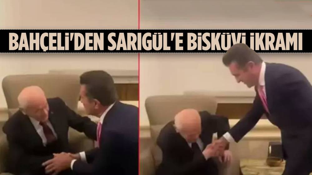 Bahçeli ile Sarıgül bir araya geldi 