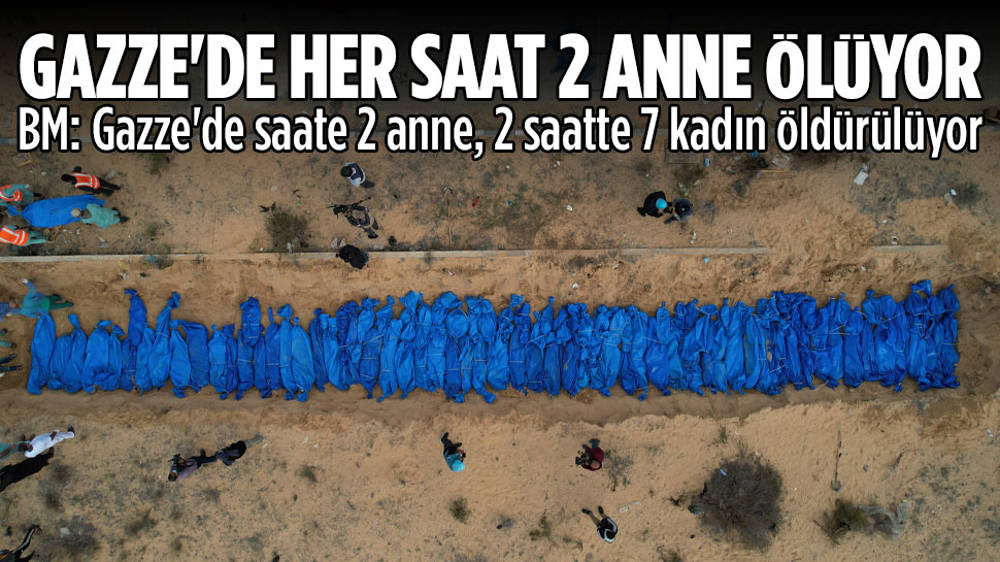 BM: Gazze’de saate 2 anne, 2 saatte 7 kadın öldürülüyor