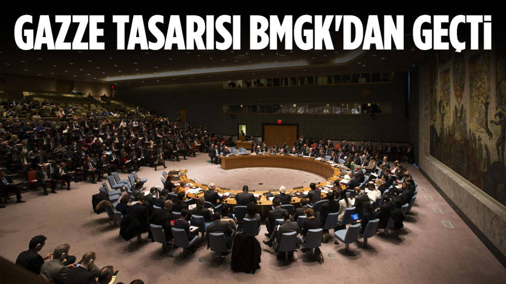 BMGK, Gazze tasarısını kabul etti