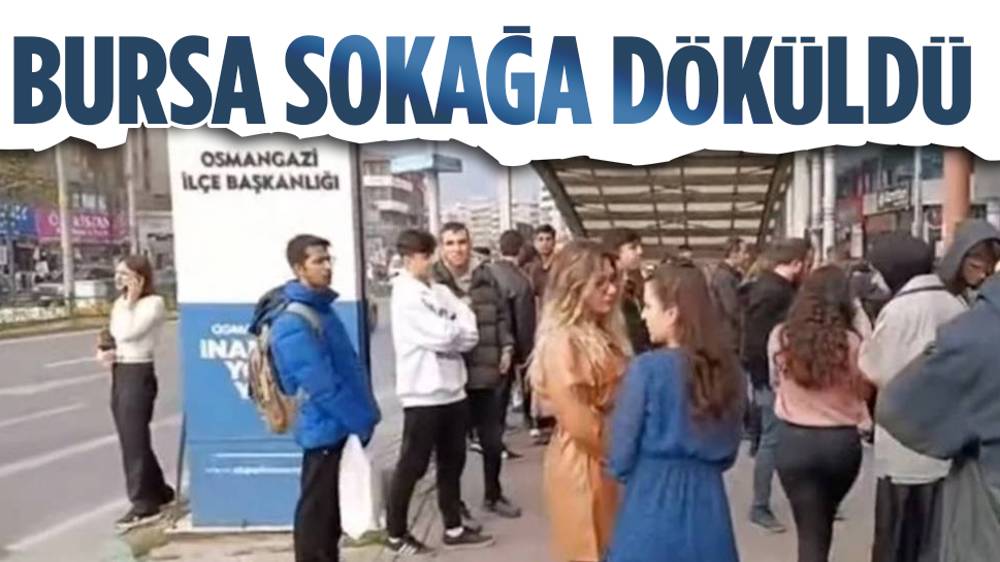 Bursa sokağa indi!