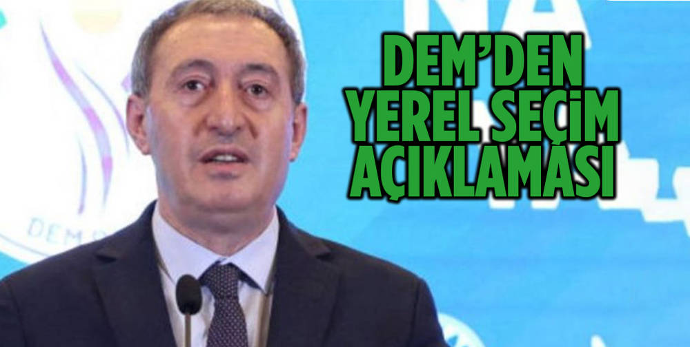 DEM Parti'den yerel seçimlere ilişkin açıklama