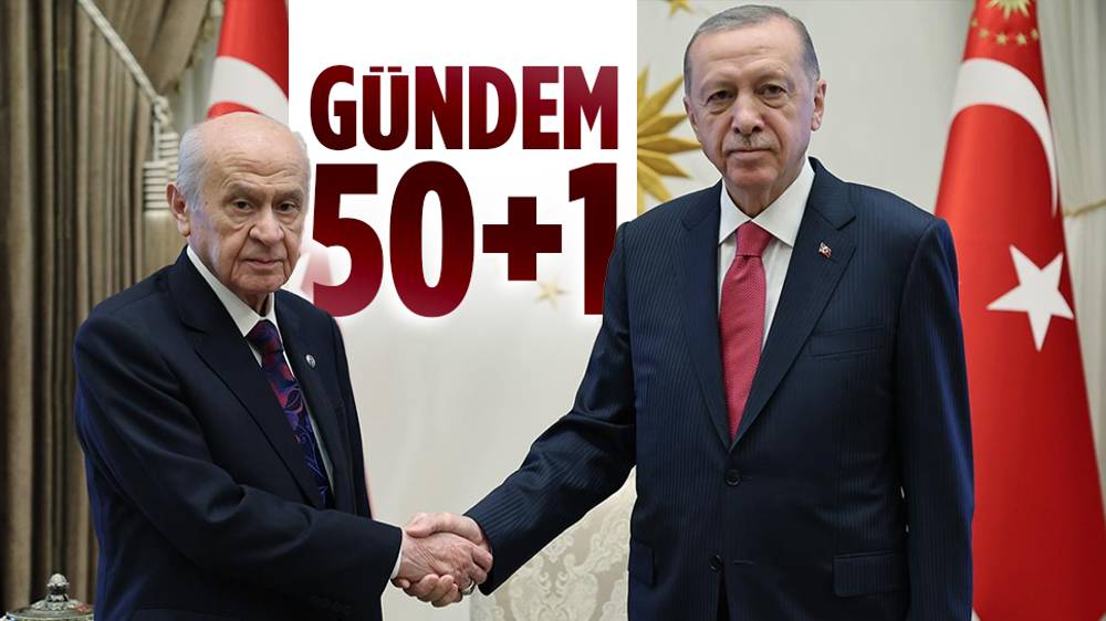 Erdoğan ile Bahçeli görüştü