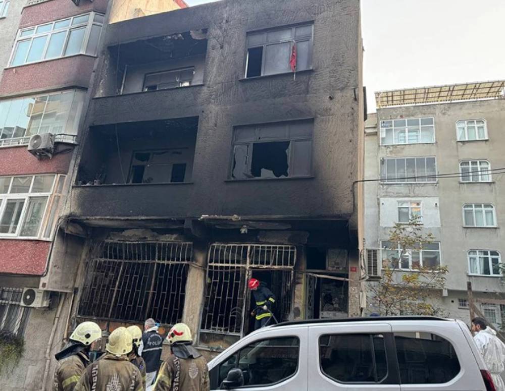 Esenler'de iş yerinde yangın: 1 ölü 5 yaralı
