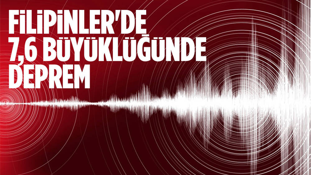 Filipinler'de 7,6 büyüklüğünde deprem!