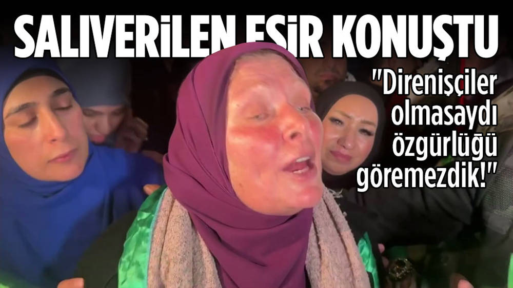 Filistinli esir kadın: Direnişçiler olmasaydı özgürlüğü göremezdik