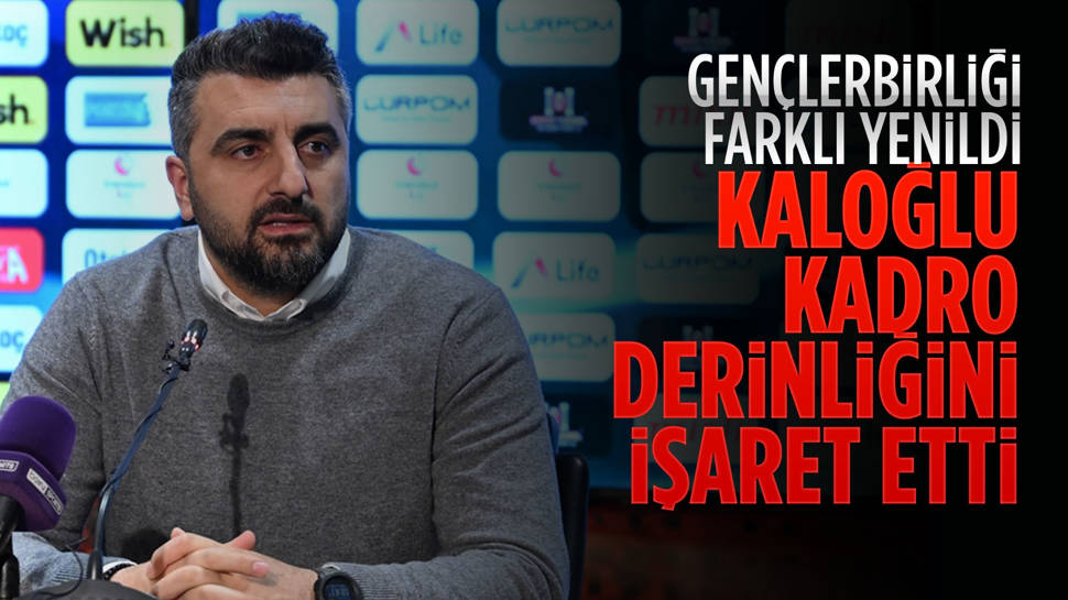 Gençlerbirliği teknik direktörü Sinan Kaloğlu: Kadro derinliğimizin olmaması bizi etkiliyor