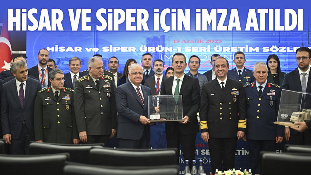 HİSAR ve SİPER için imza töreni!