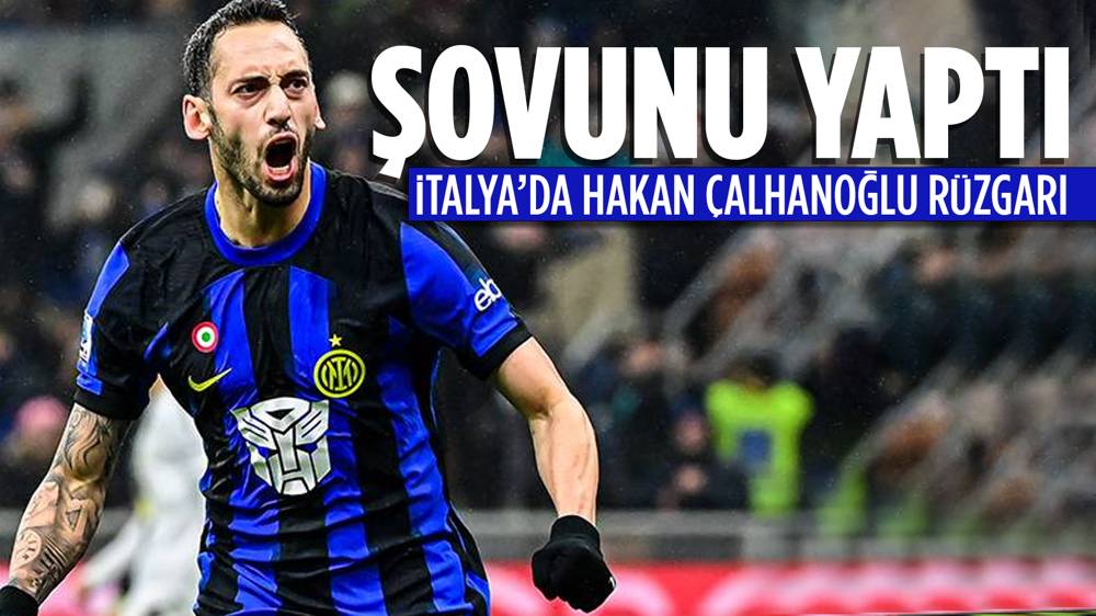 İnter- Udinese maçında Hakan Çalhanoğlu şov yaptı