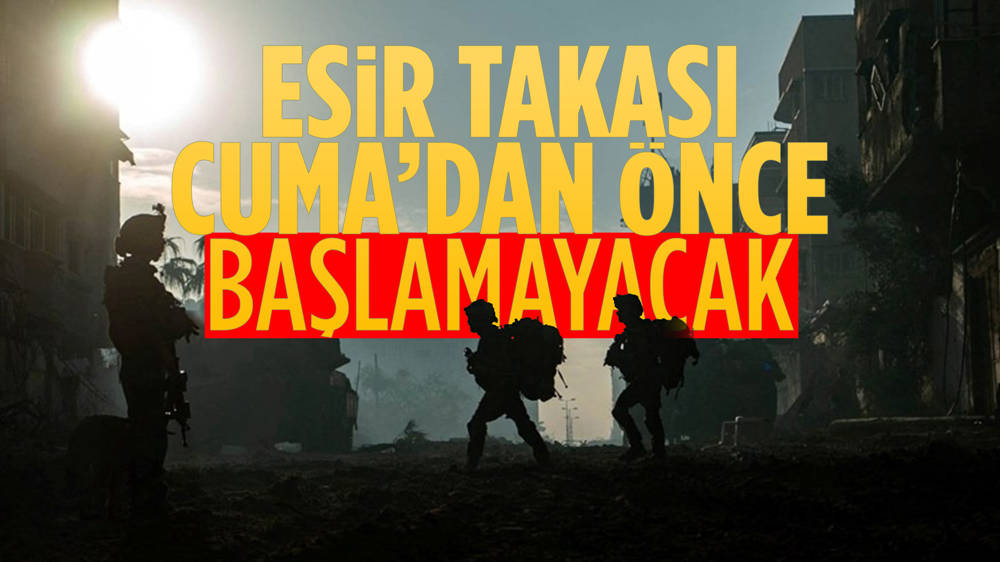 İsrail takas sürecinin Cuma'dan önce başlamayacağını açıkladı