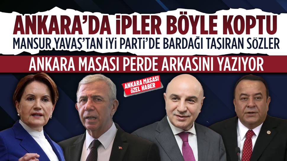  İyi Parti Ankara İl Başkanı Yener Yıldırım Mansur Yavaş’a karşı aday çıkarma hamlesinin gerekçelerini açıkladı