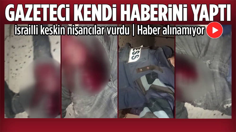 Keskin nişancıların vurduğu gazeteci kendi haberini yaptıktan sonra iletişim kesildi