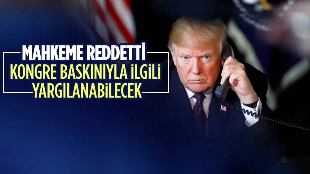 Kongre baskını davasında Donald Trump'ın yargılanmasının önü açıldı