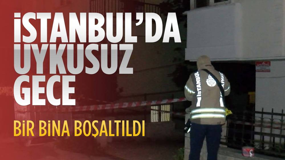 Maltepe’de inşaatın temelinde toprak kaydı, yanındaki 5 katlı bina boşaltıldı